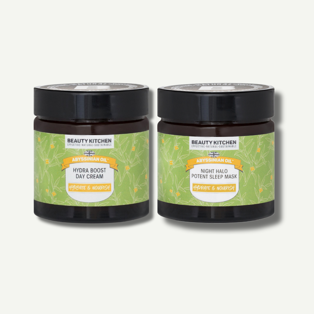 Abyssinian Oil Day & Night Kit | Sustainable Skincare By Beauty Kitchen, view 1