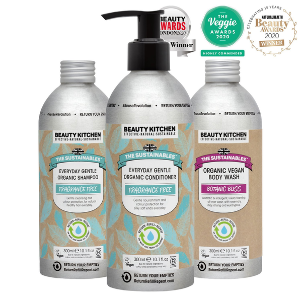 The Sustainables Hair & Body Wash Kit