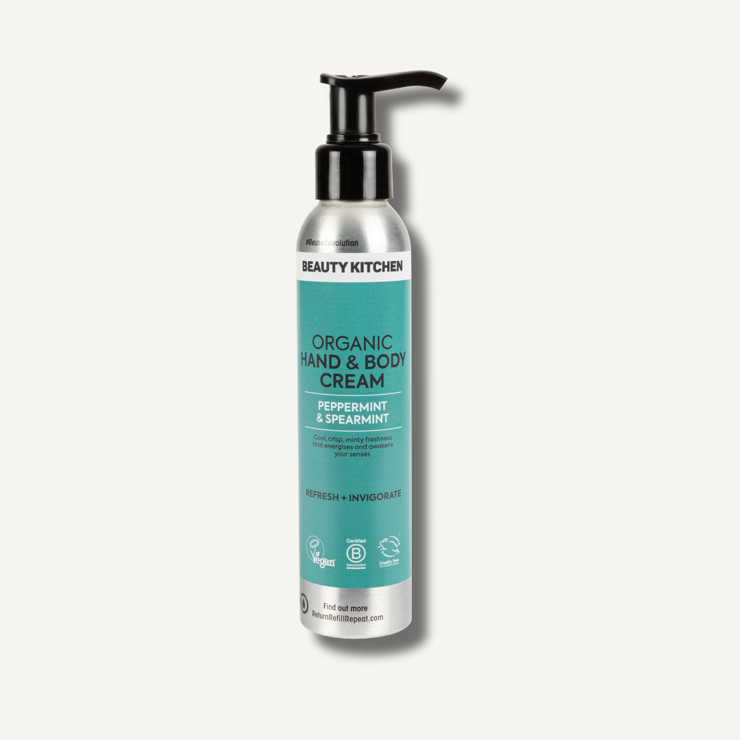 Beauty Kitchen Organic Hand & Body Cream Peppermint & Spearmint 150ml