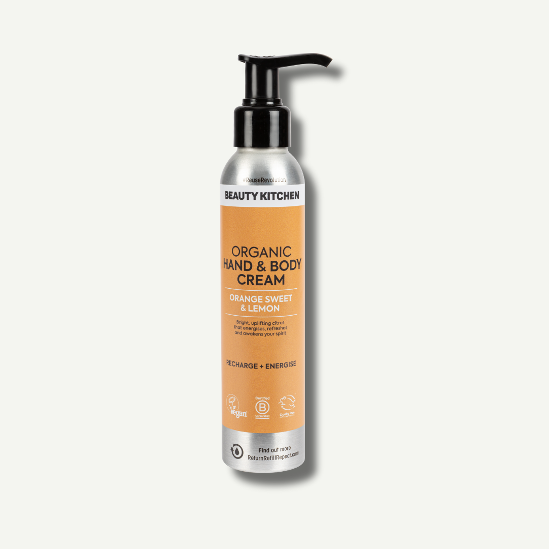 Beauty Kitchen Organic Hand & Body Cream Orange Sweet & Lemon 150ml