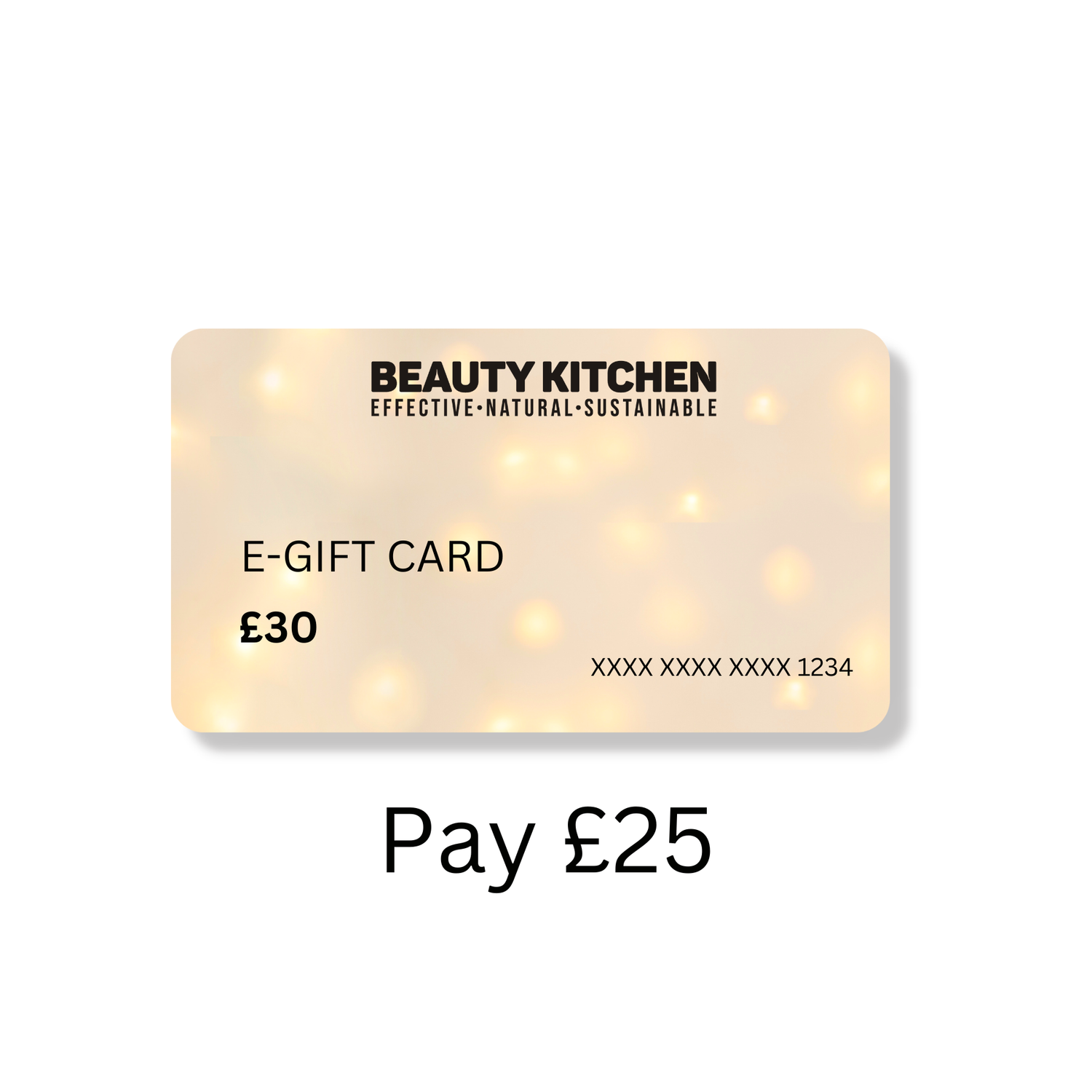 The Sustainable Beauty Gift Card