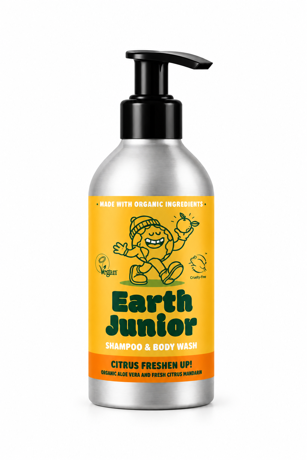 Earth Junior Citrus Fresh Up! Shampoo & Body Wash  300ml
