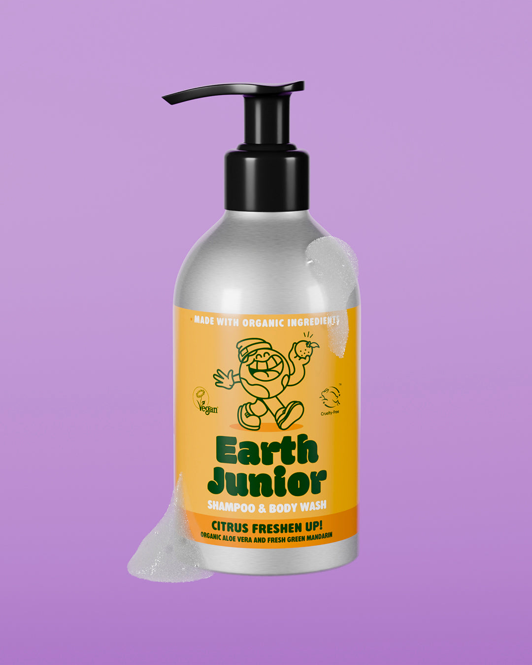 Earth Junior Citrus Fresh Up! Shampoo & Body Wash  300ml