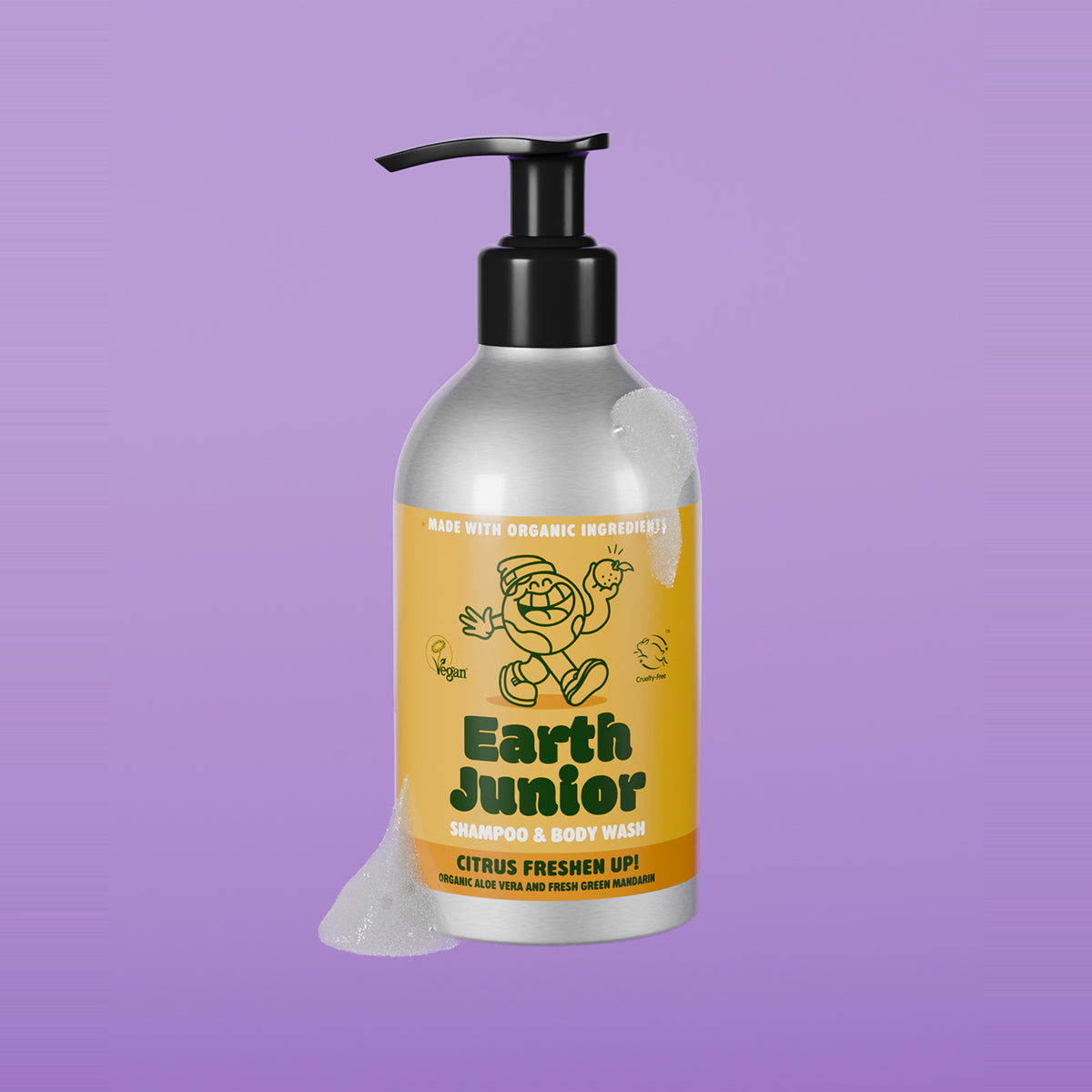 Earth Junior Citrus Fresh Up! Shampoo & Body Wash  300ml