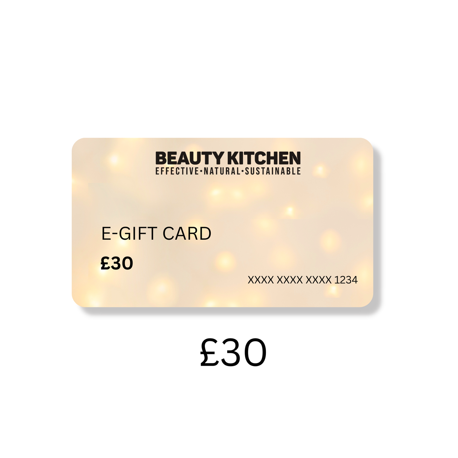 The Sustainable Beauty Gift Card