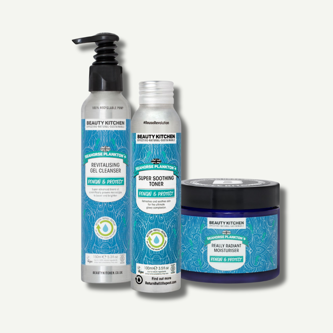 Seahorse Plankton+ 3 Step Cleanse, Tone & Moisturise Kit