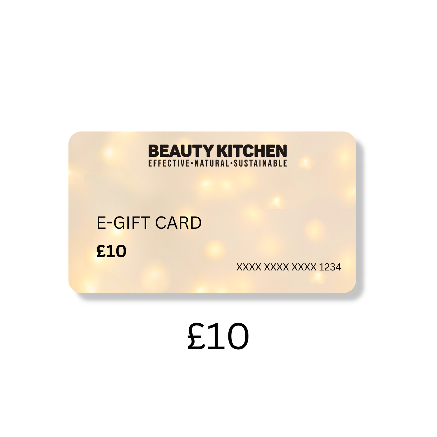 The Sustainable Beauty Gift Card