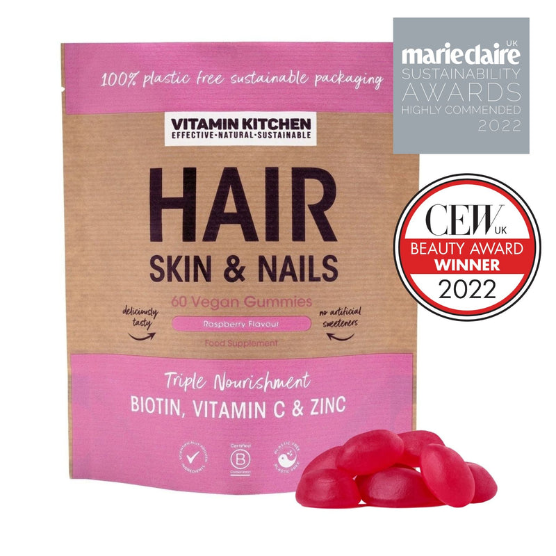 Hair Skin & Nails Vitamin Vegan Gummies Free_Gift
