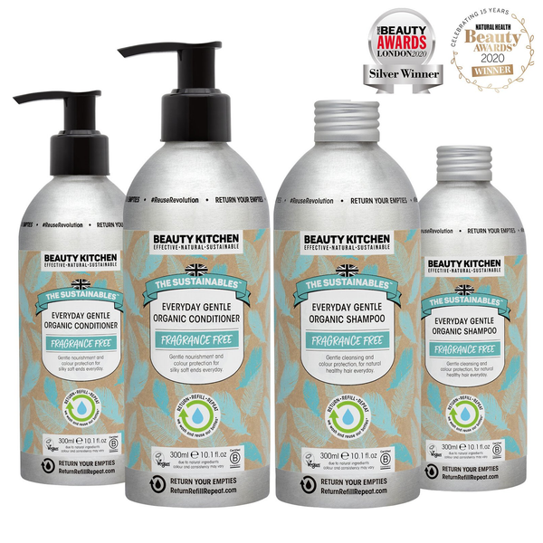 Everyday Gentle Organic Double Shampoo & Conditioner Collection
