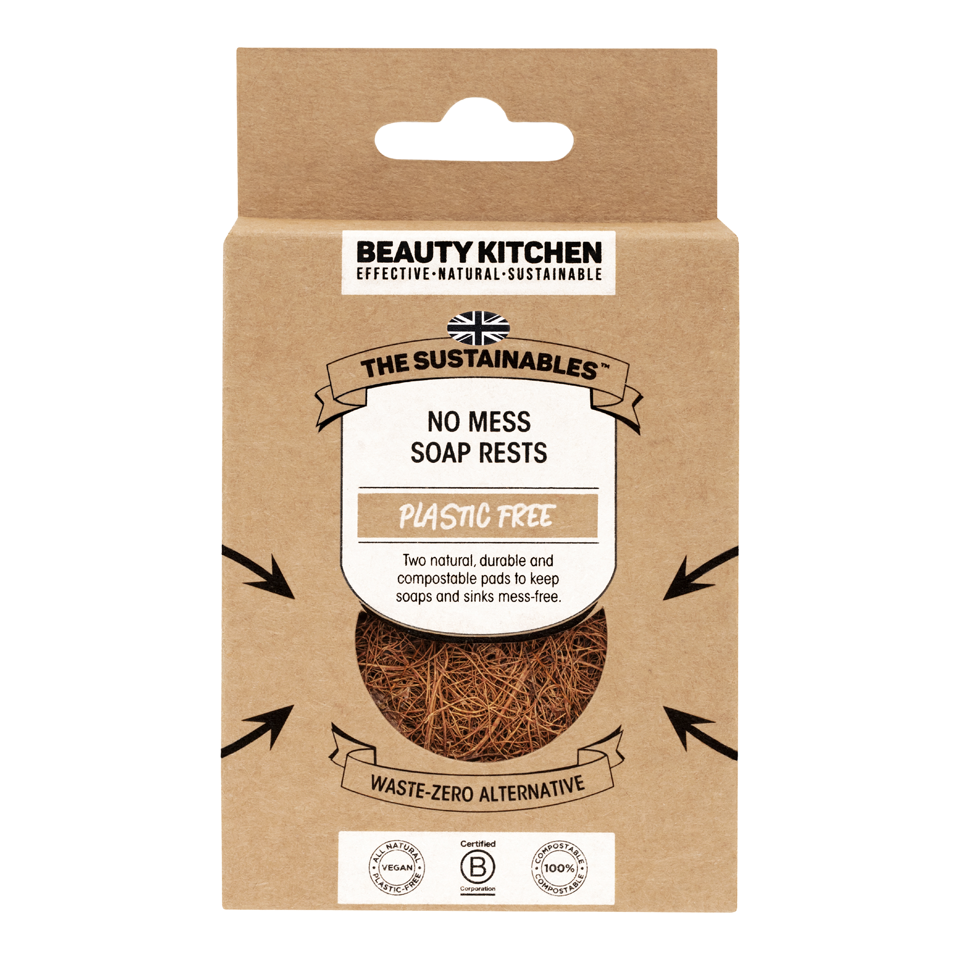 Natural and Plastic-free 2 Pack Soap Rest