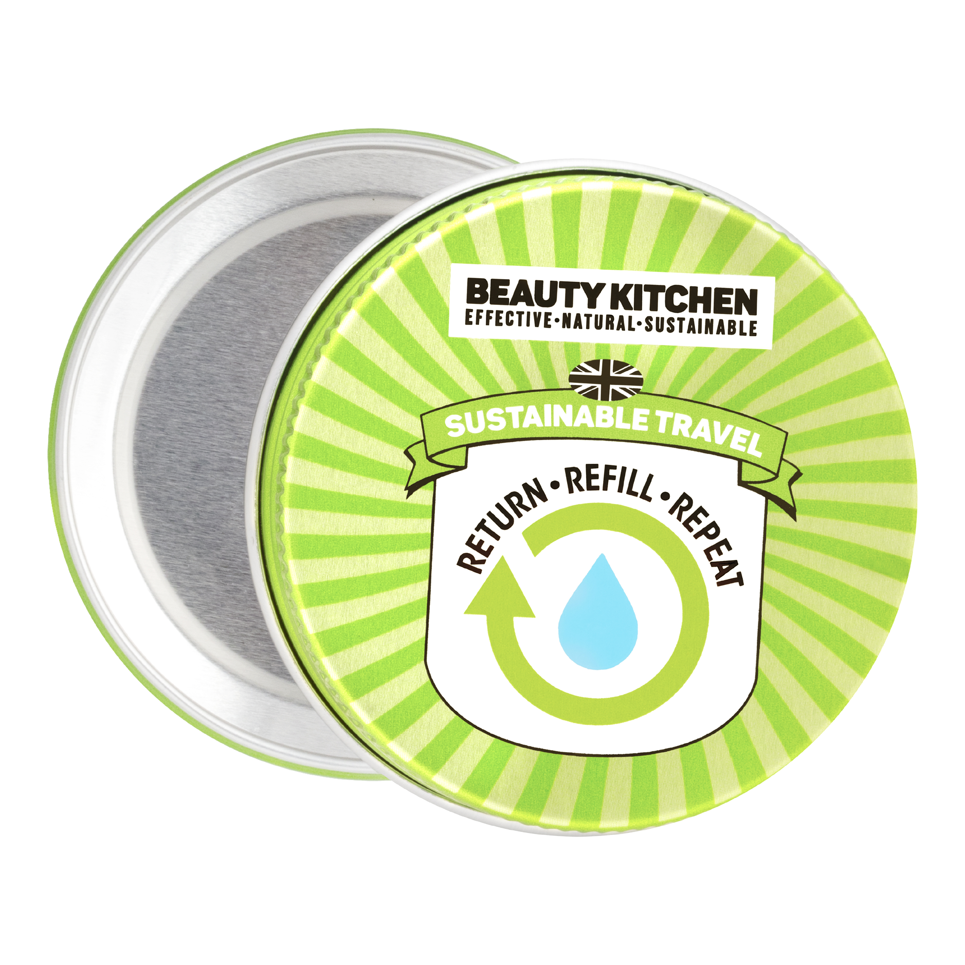 Reusable Travel Aluminium Tin 30ML